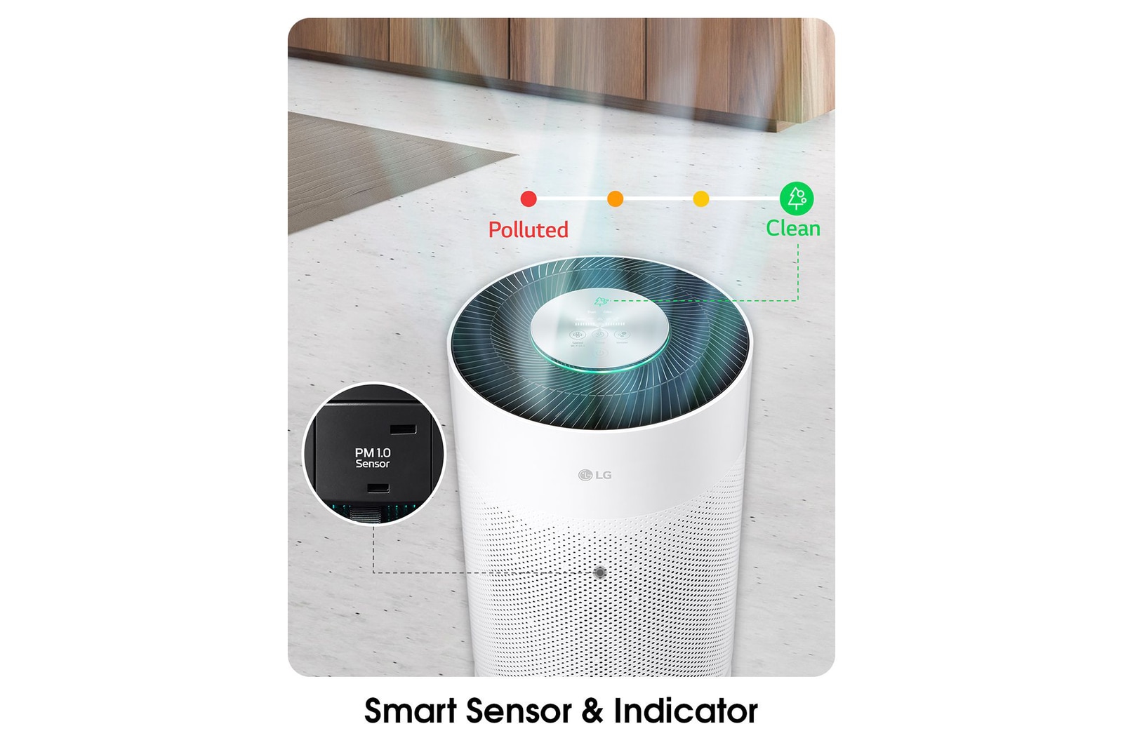 LG PuriCare™ 360° Hit Air Purifier, AS60GHWG0