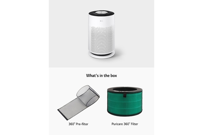 LG PuriCare™ 360° Hit Air Purifier, AS60GHWG0