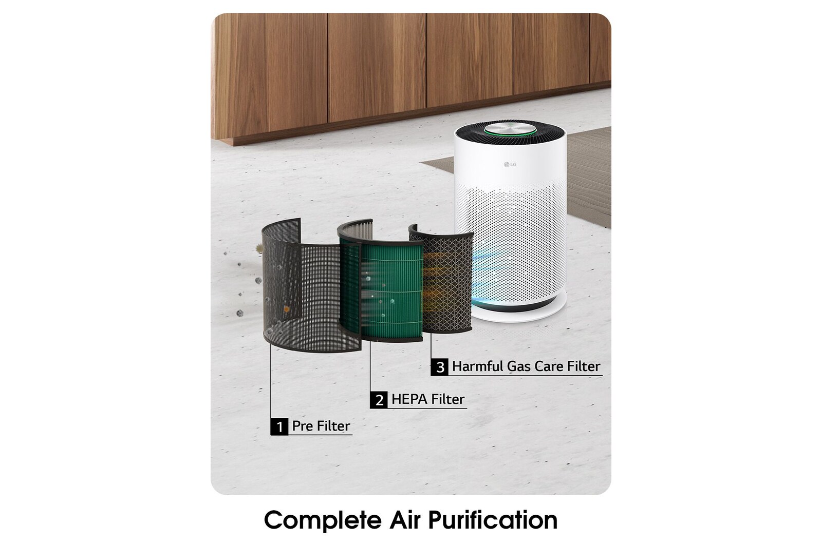 LG PuriCare™ 360° Hit Air Purifier, AS60GHWG0
