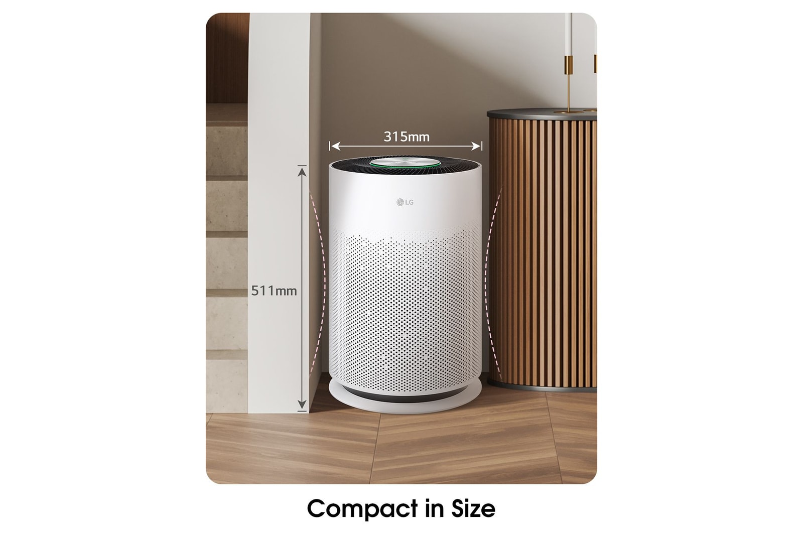 LG PuriCare™ 360° Hit Air Purifier, AS60GHWG0