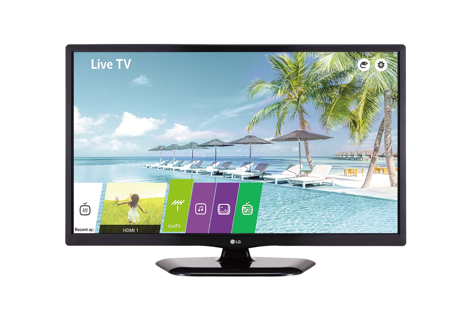 Front view of 24&#34; TV Signage 24LU340C