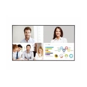 Front view of 86&#34; 350 nits   UHD Signage 86UM3E-B