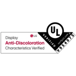 Display Anti-Discoloration Characterstics verified