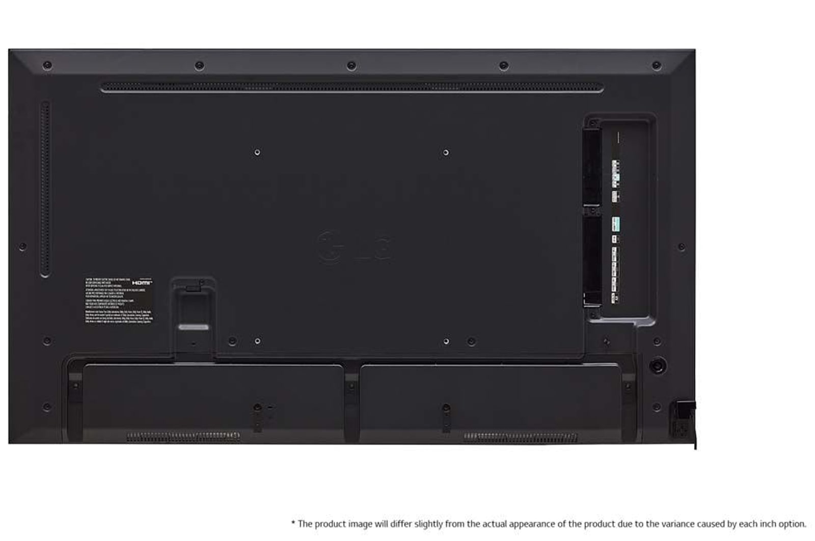 LG UHD Signage Display, Rear view 2 (* The product image would differ from its actual appearance, as it would vary slightly depending on each inch option.), 43UH7N-E, thumbnail 9