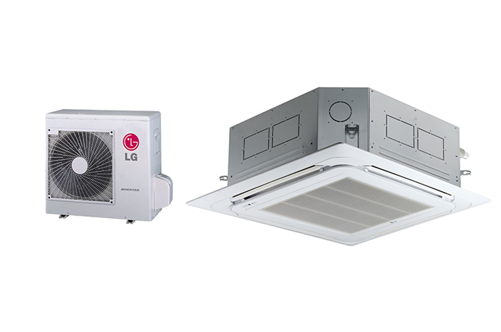 Front view of LG Inverter In-Ceiling Cassette UTN24R
