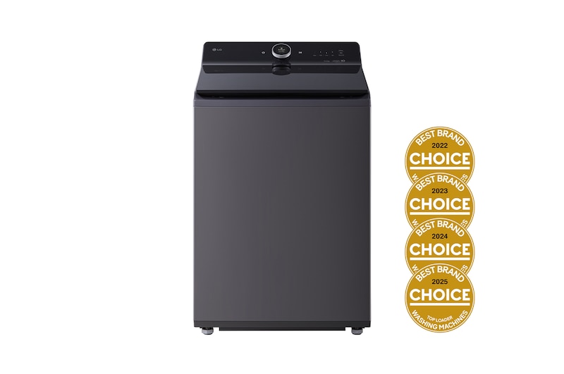 front view of 16kg Top Load Washing Machine Black Steel - AI DD®, 6 Motion™ WTX10-16G