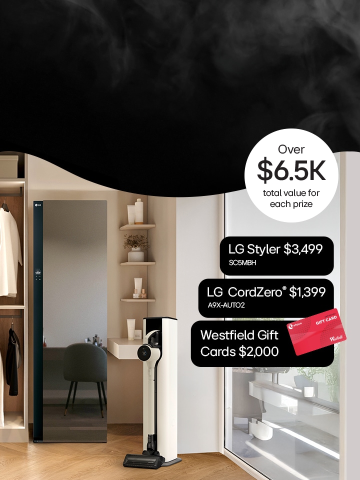 Win 1 of 3 LG Styler™ Fashion Packs*
