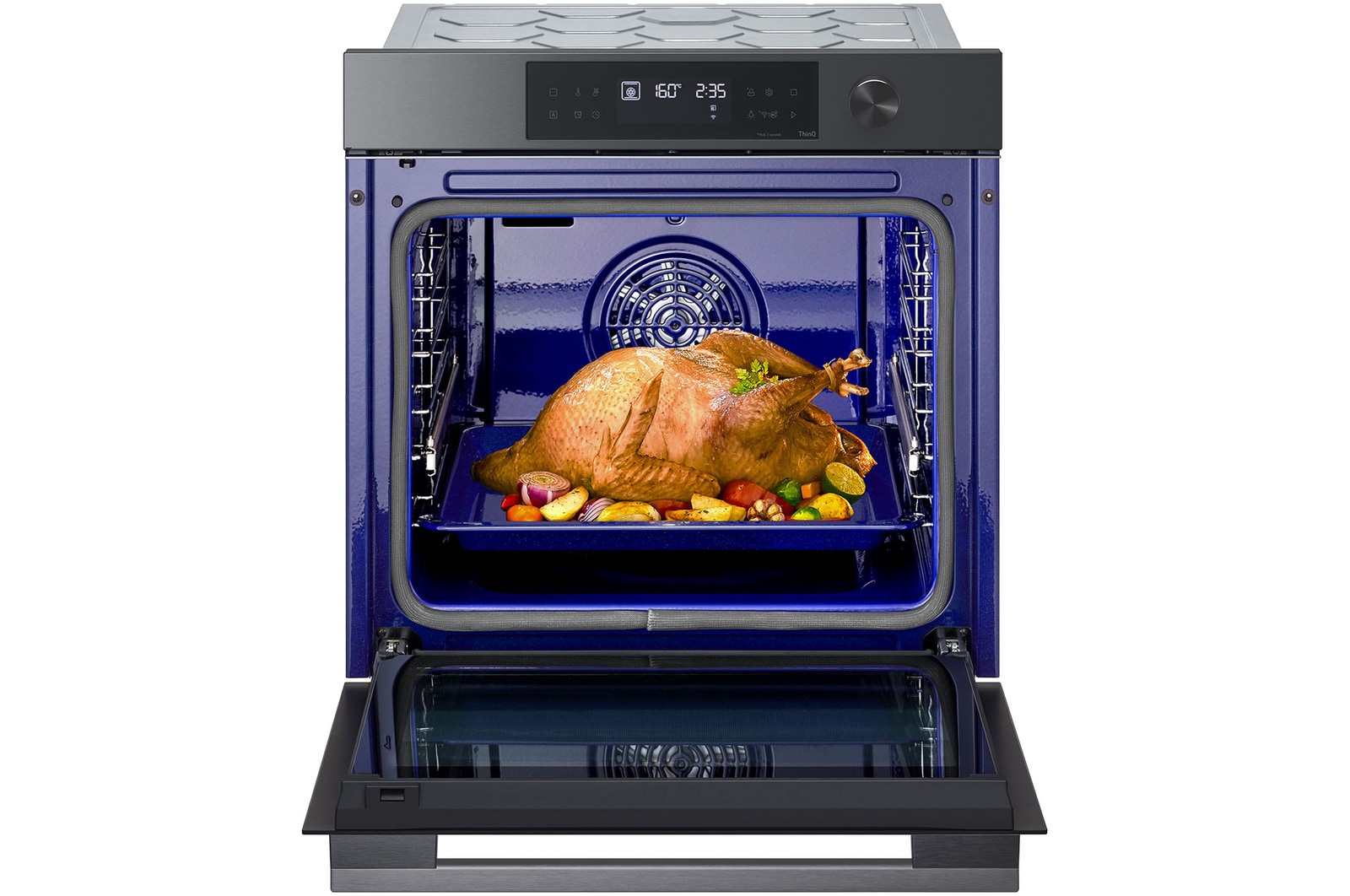 Front view door with food