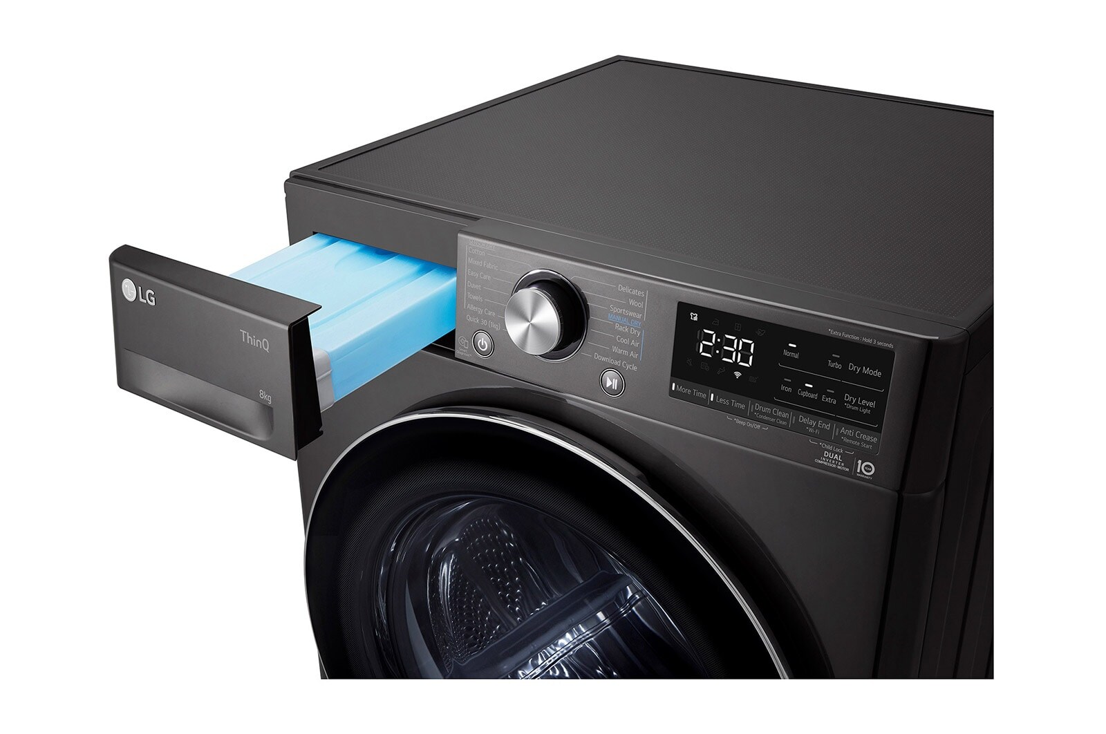 LG 8kg Series 9 Heat Pump Dryer - 9 Star, DVH9-08B
