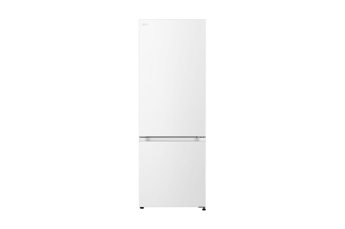 Front view of 335L Bottom Mount Fridge - Matte White Finish, GB-B300MWH