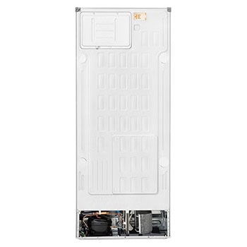 LG bottom freezer (GB-B400PS) back view showing rear panel