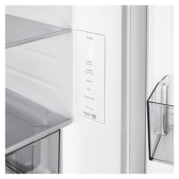 LG 436L Bottom Mount Fridge - Matte White, GB-B400MW
