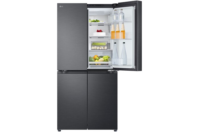LG 530L Slim French Door Fridge - Matte Black, GF-B505MBL