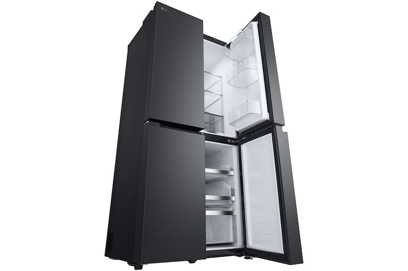 LG 530L Slim French Door Fridge - Matte Black, GF-B505MBL