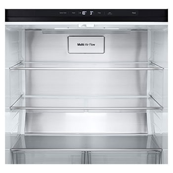 LG 530L Slim French Door Fridge - Matte Black, GF-B505MBL