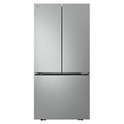Front view of 589L Multi-door Fridge Freezer Prime Silver with DoorCooling, Multi air flow, ThinQ. ({Sales Model Code})