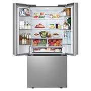 front open view with food stored