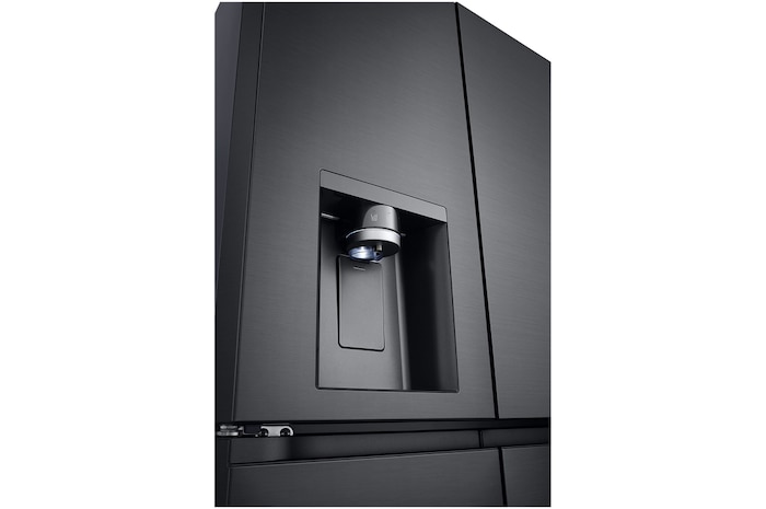 LG 506L Slim French Door Fridge - Plumbed, GF-L500MBL