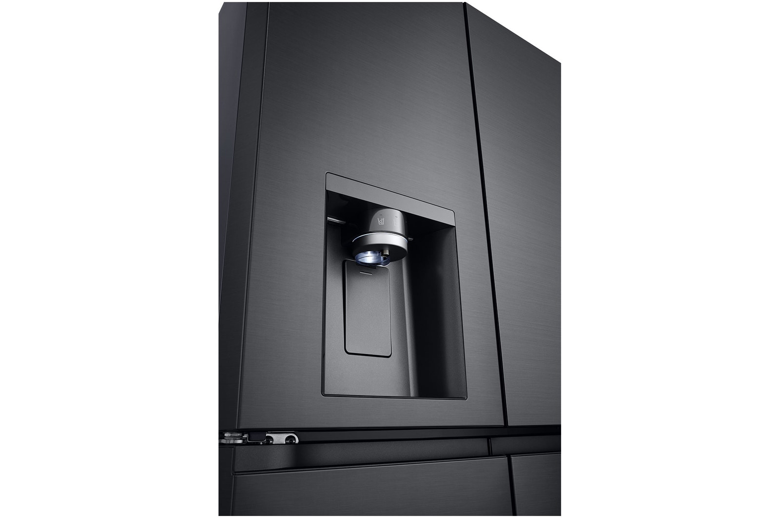 LG 506L Slim French Door Fridge - Plumbed, GF-L500MBL