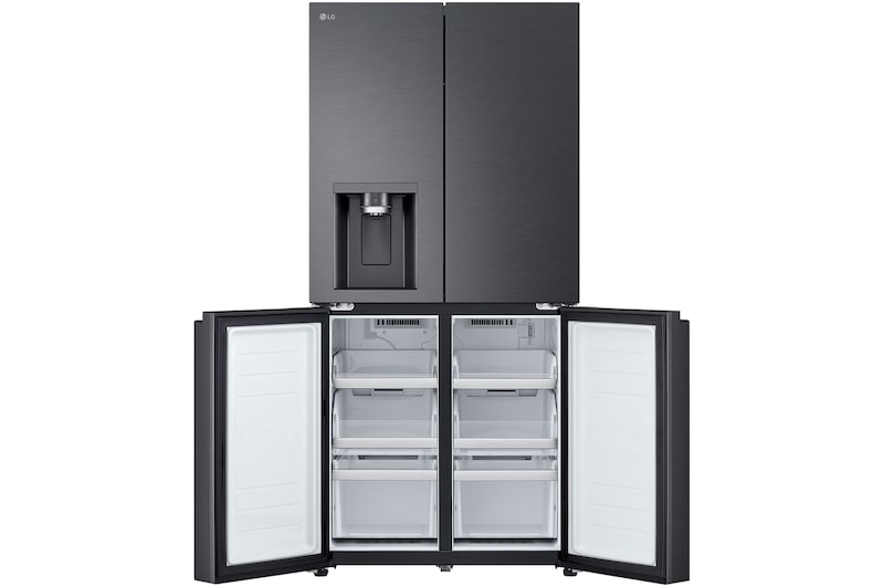LG 506L Slim French Door Fridge - Plumbed, GF-L500MBL