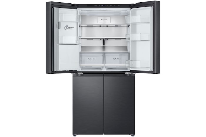LG 506L Slim French Door Fridge - Plumbed, GF-L500MBL
