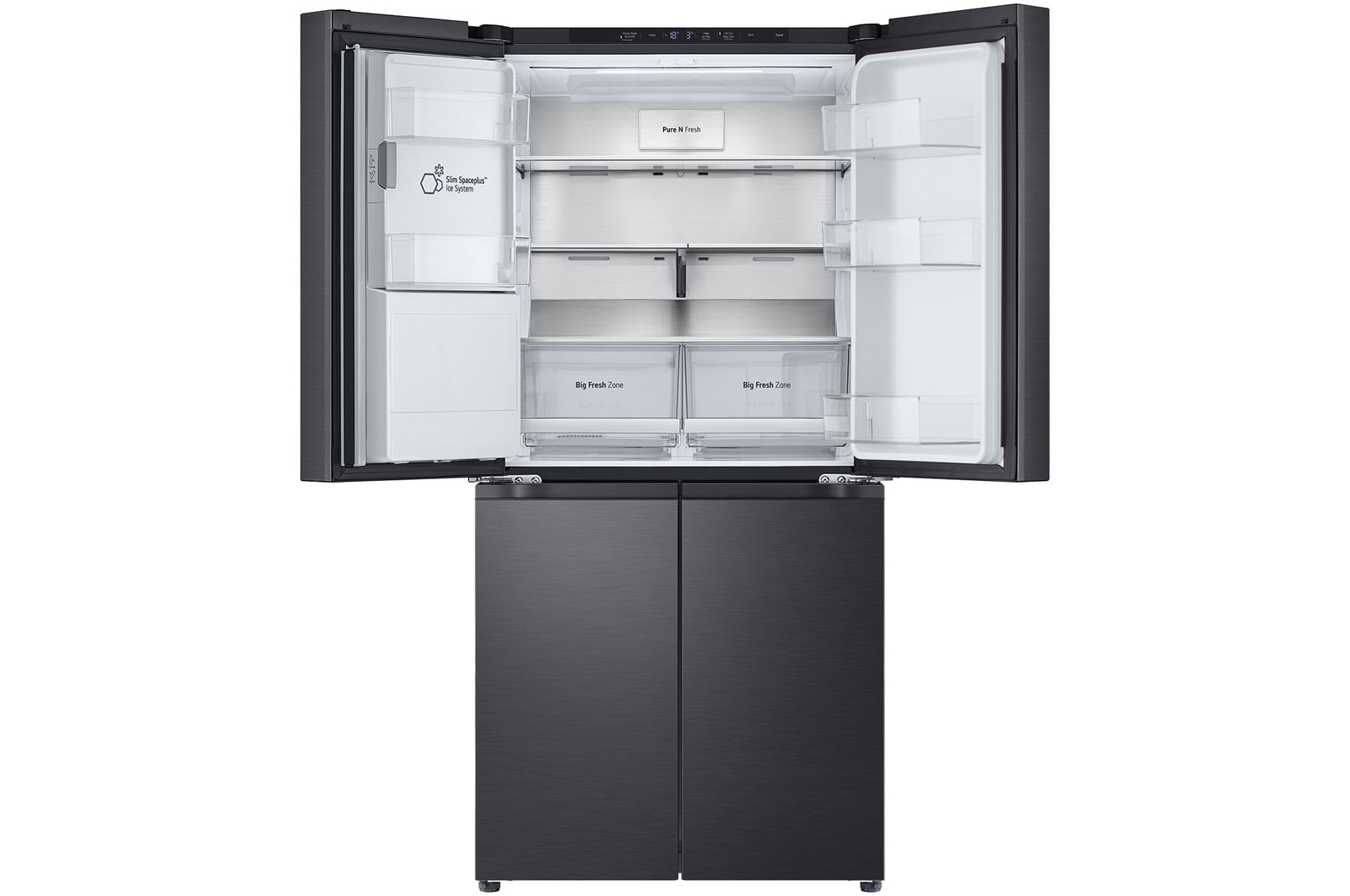 LG 506L Slim French Door Fridge - Plumbed, GF-L500MBL