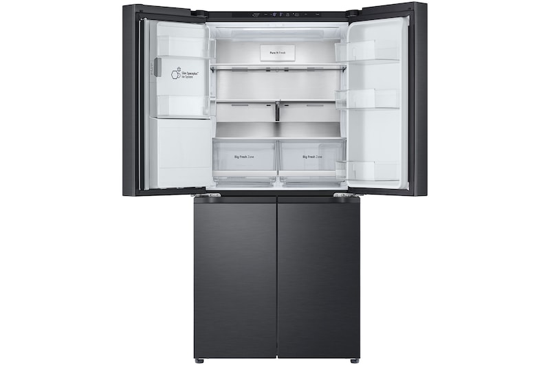 LG 506L Slim French Door Fridge - Plumbed, GF-L500MBL