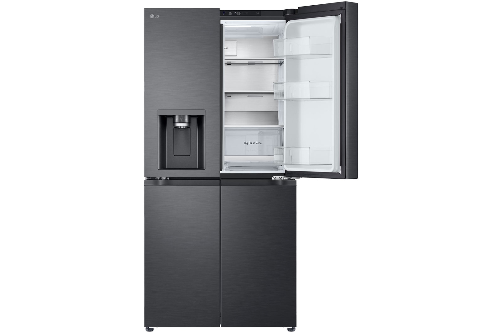 LG 506L Slim French Door Fridge - Plumbed, GF-L500MBL