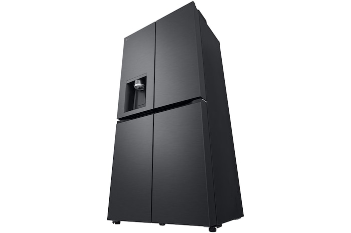 LG 506L Slim French Door Fridge - Plumbed, GF-L500MBL