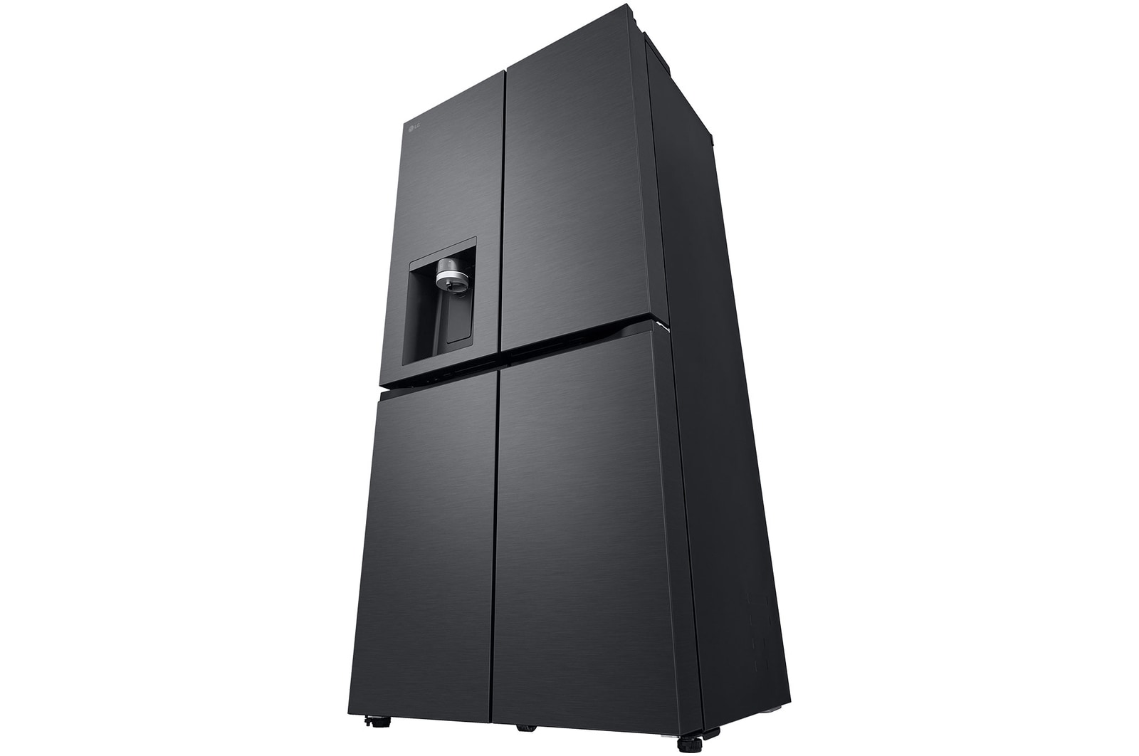 LG 506L Slim French Door Fridge - Plumbed, GF-L500MBL