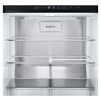 LG 506L Slim French Door Fridge - Plumbed, GF-L500MBL