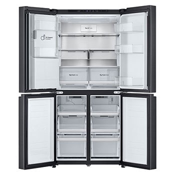 LG 506L Slim French Door Fridge - Plumbed, GF-L500MBL