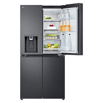 LG 506L Slim French Door Fridge - Plumbed, GF-L500MBL