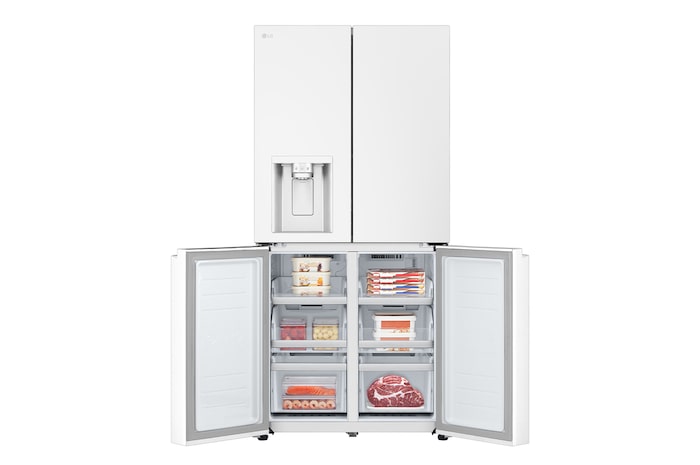 buttom door open with food 