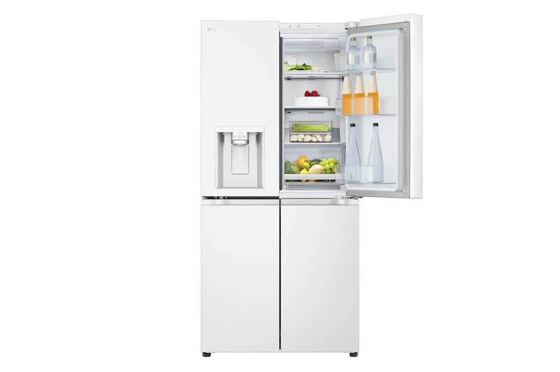 right  door open with food 