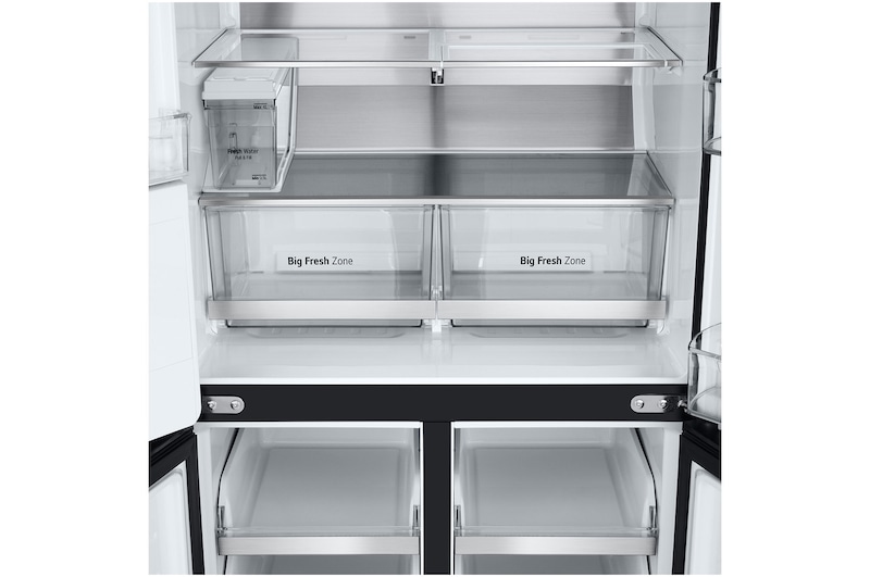 LG 506L Slim French Door Fridge - Non-Plumbed, GF-LN500MBL