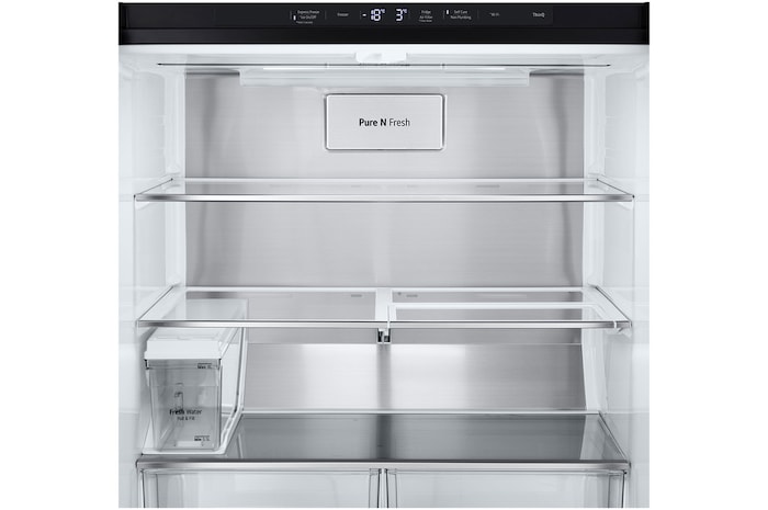 LG 506L Slim French Door Fridge - Non-Plumbed, GF-LN500MBL