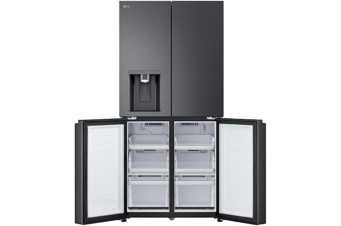 LG 506L Slim French Door Fridge - Non-Plumbed, GF-LN500MBL