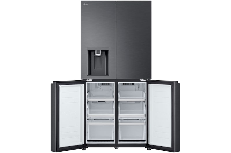 LG 506L Slim French Door Fridge - Non-Plumbed, GF-LN500MBL