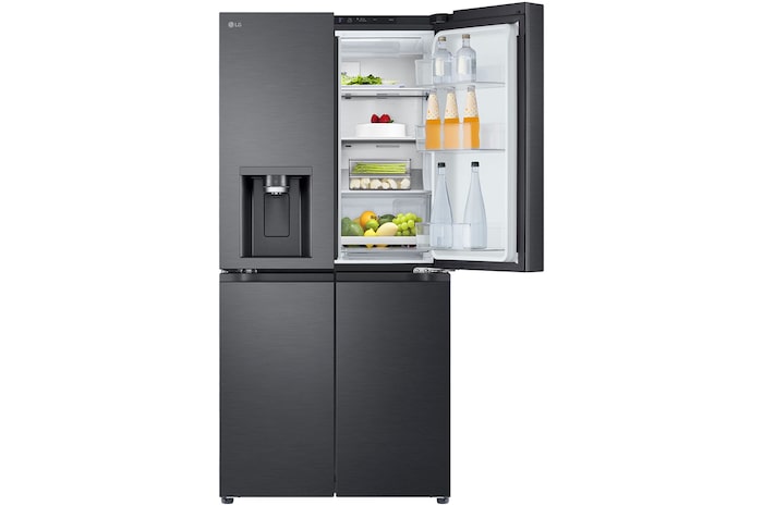 LG 506L Slim French Door Fridge - Non-Plumbed, GF-LN500MBL