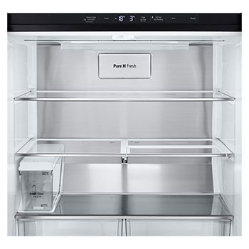 LG 506L Slim French Door Fridge - Non-Plumbed, GF-LN500MBL