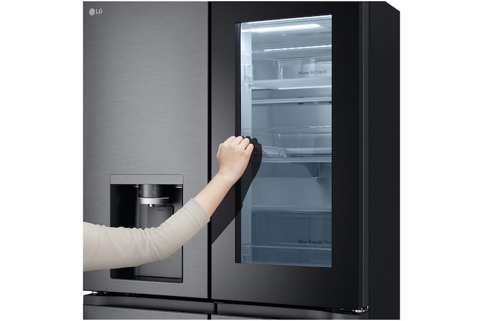 LG 508L Slim French Door Fridge with InstaViewᵀᴹ, GF-V500MBLC
