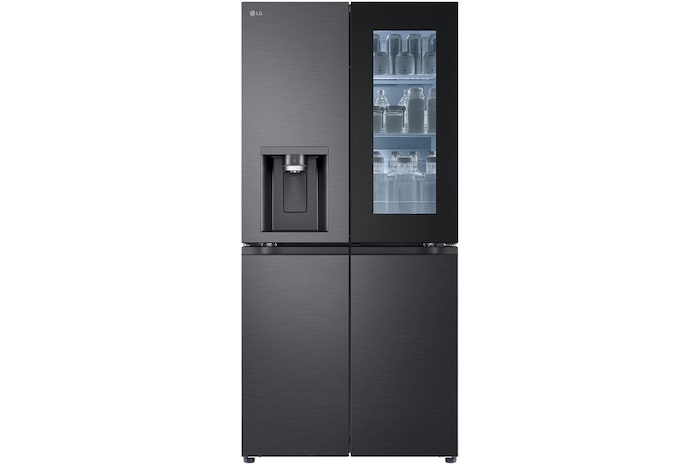 LG 508L Slim French Door Fridge with InstaViewᵀᴹ, GF-V500MBLC