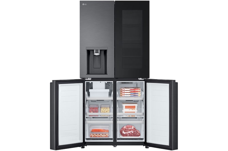 LG 508L Slim French Door Fridge with InstaViewᵀᴹ, GF-V500MBLC