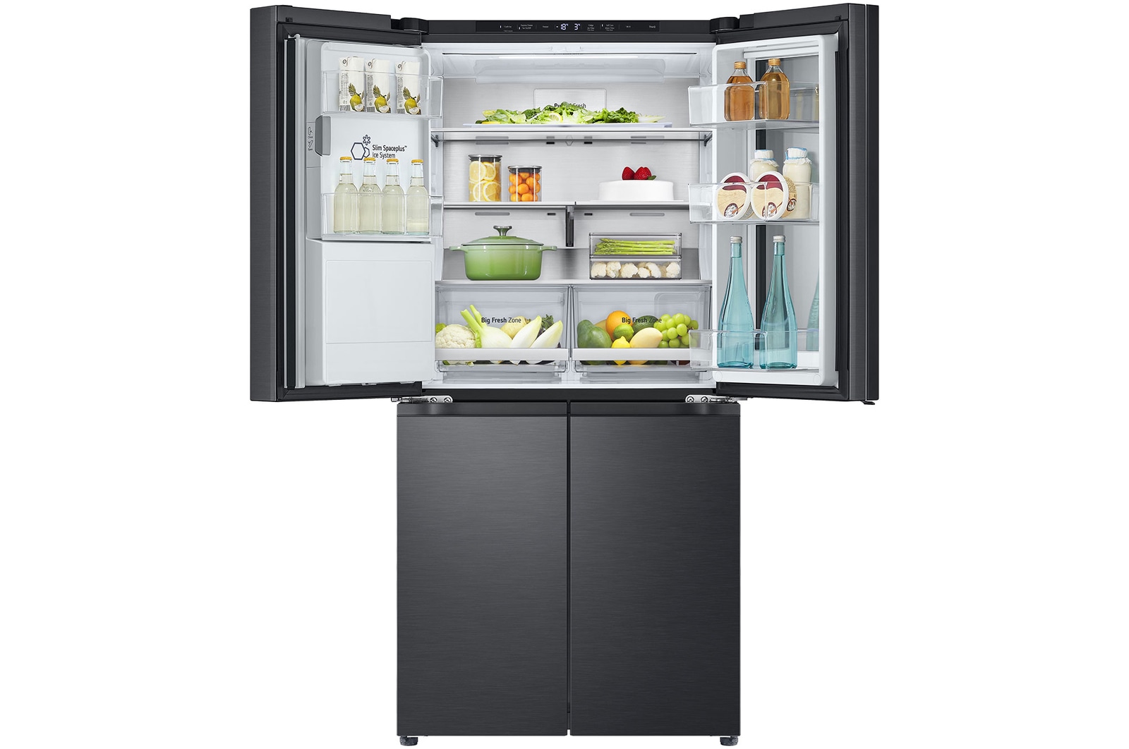LG 508L Slim French Door Fridge with InstaViewᵀᴹ, GF-V500MBLC