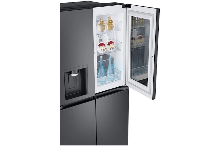 LG 508L Slim French Door Fridge with InstaViewᵀᴹ, GF-V500MBLC