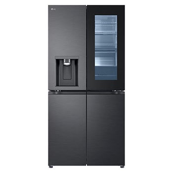 LG gf-v500mblc French Door Fridge Front View