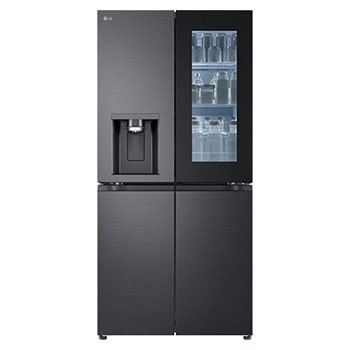 LG 508L Slim French Door Fridge with InstaViewᵀᴹ, GF-V500MBLC