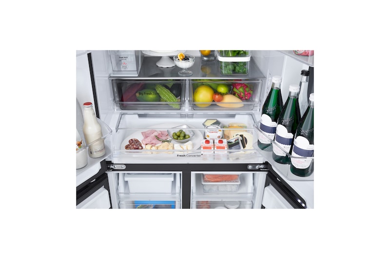 LG 576L French Door Fridge with InstaView™, GF-VN600BM