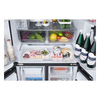 LG 576L French Door Fridge with InstaView™, GF-VN600BM